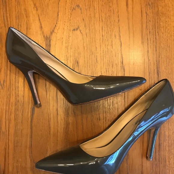 Charles David Shoes - Charles David Sway patent leather pump - gray, 9